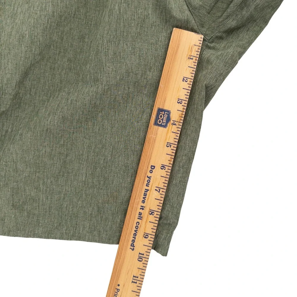 ZeroXposur Mens 38 Travel Shorts Olive Green Stretch Gorpcore Outdoors Technical